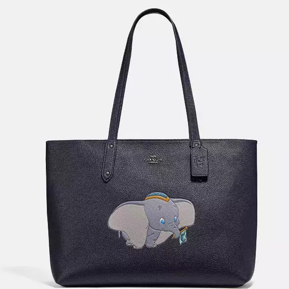 Disney X Coach Central Tote With Zip With Dumbo Motif